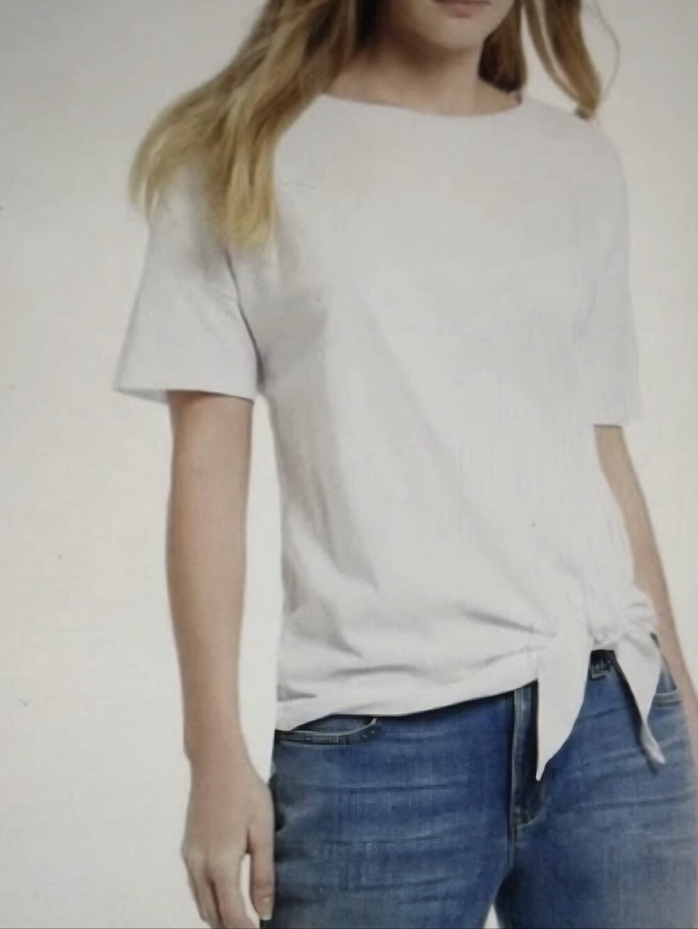 Eileen Fisher Cotton Slub Tee